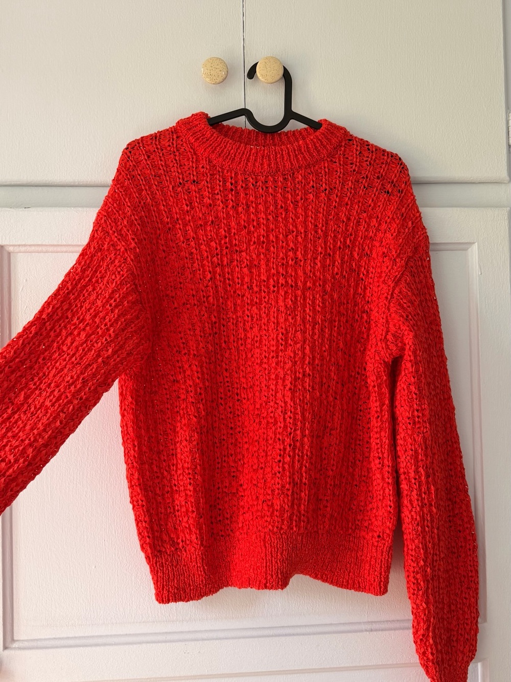 Bright Orange Crewneck Sweater